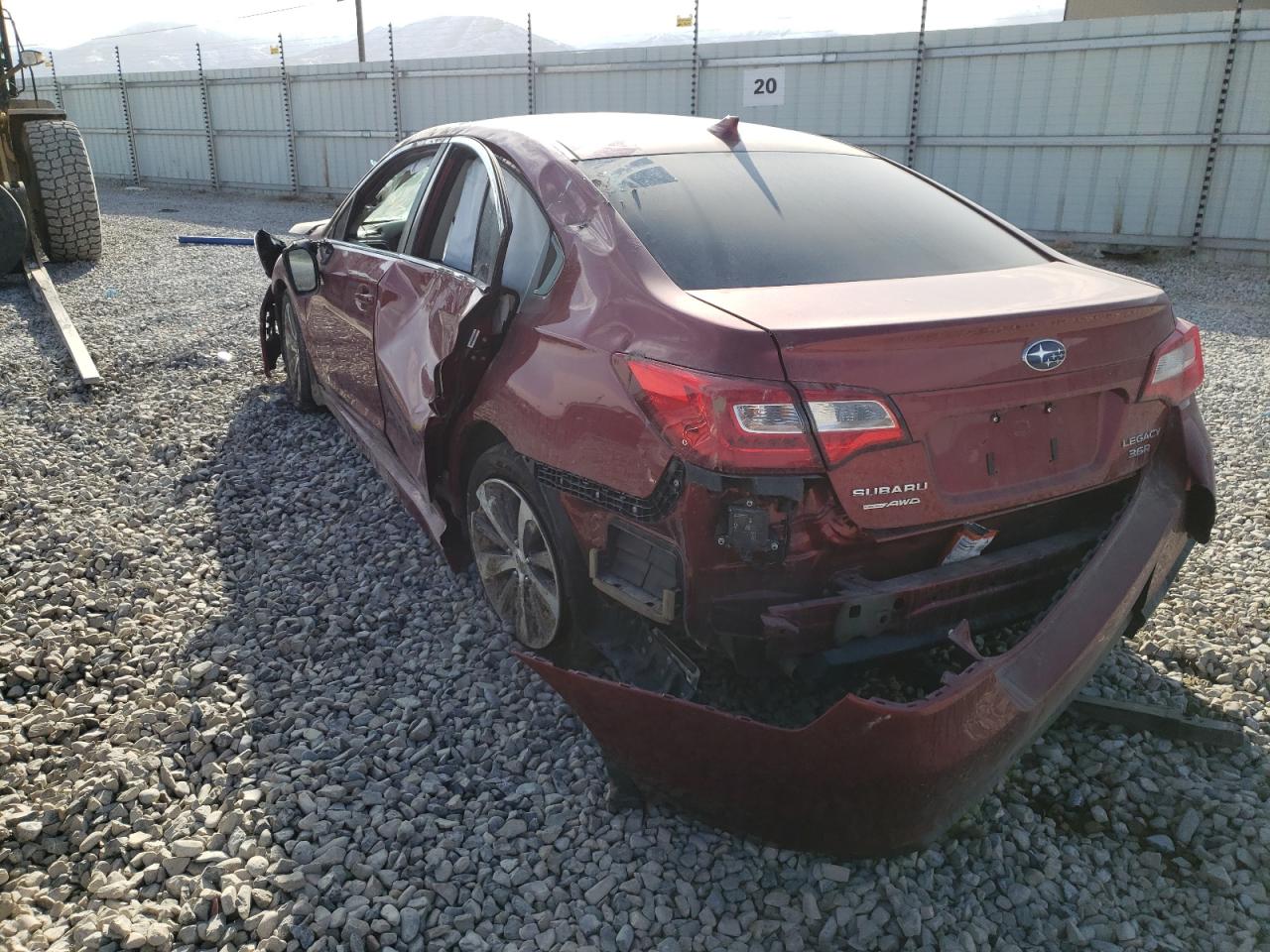 Photo 3 from auction – 2019 SUBARU LEGACY 3.6 with VIN 4S3BNEJ6XK3017089