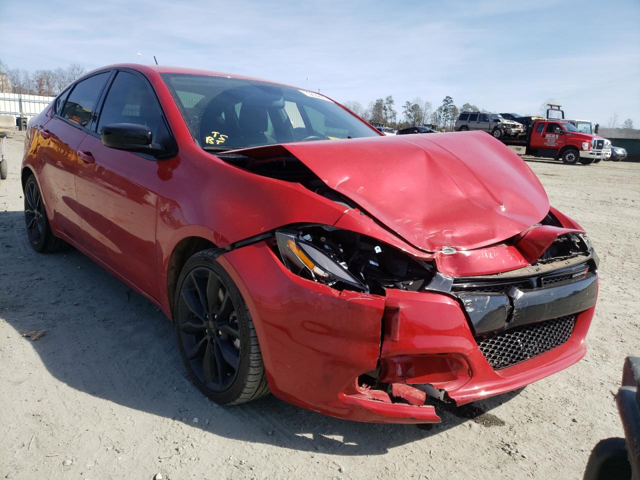 DODGE DART SXT S 2016 with VIN 1C3CDFFA5GD822773 - Photo from auction