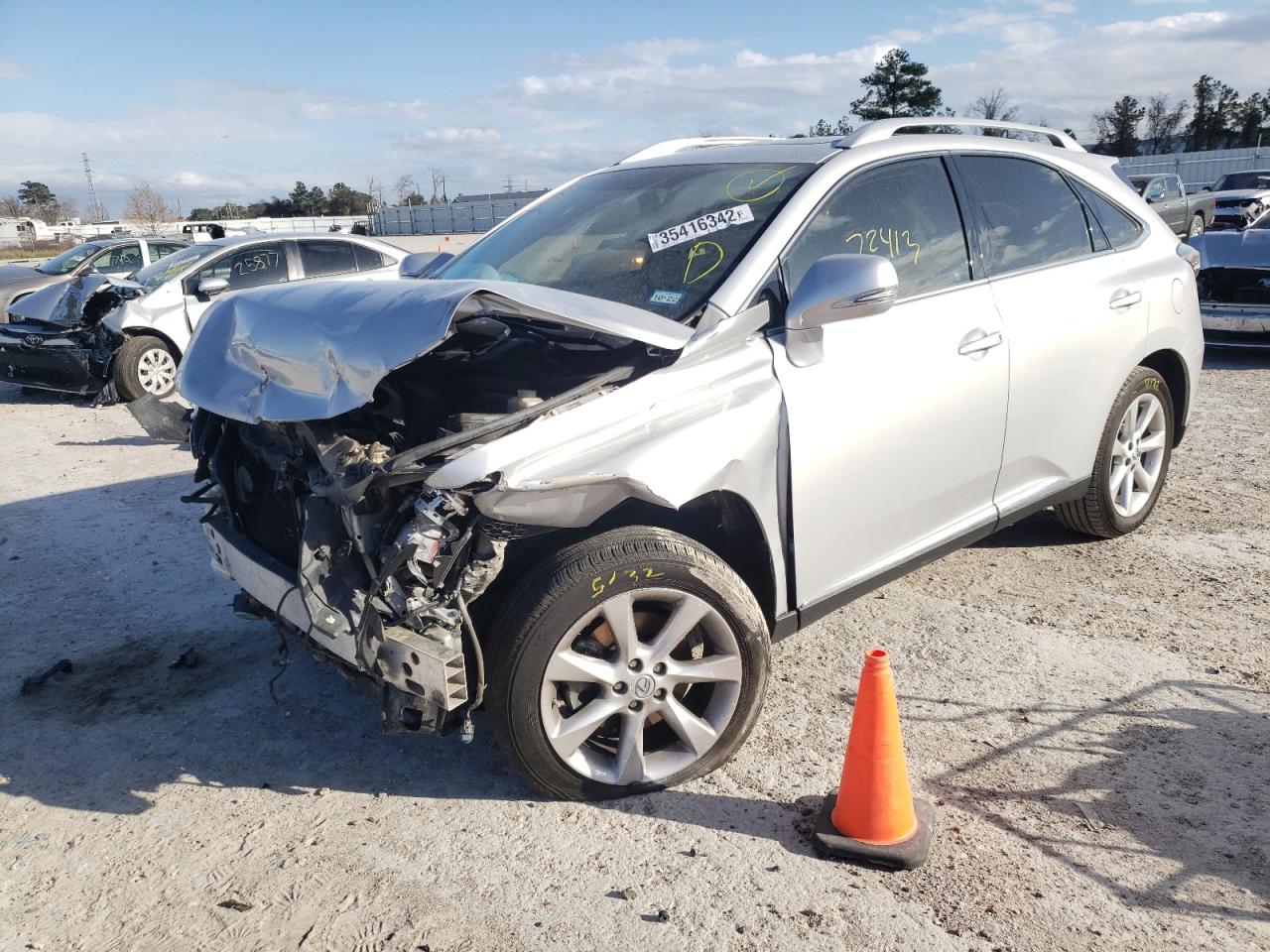 Photo 2 from auction – 2010 LEXUS RX 350 with VIN 2T2ZK1BA2AC010478