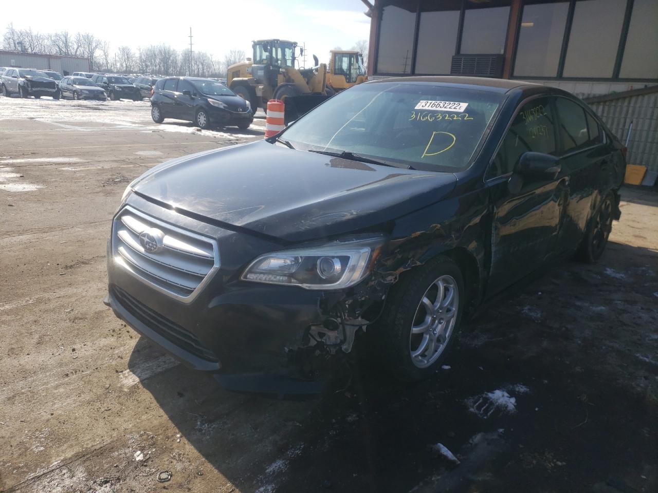 Photo 2 from auction – 2015 SUBARU LEGACY 2.5 with VIN 4S3BNAF63F3019614