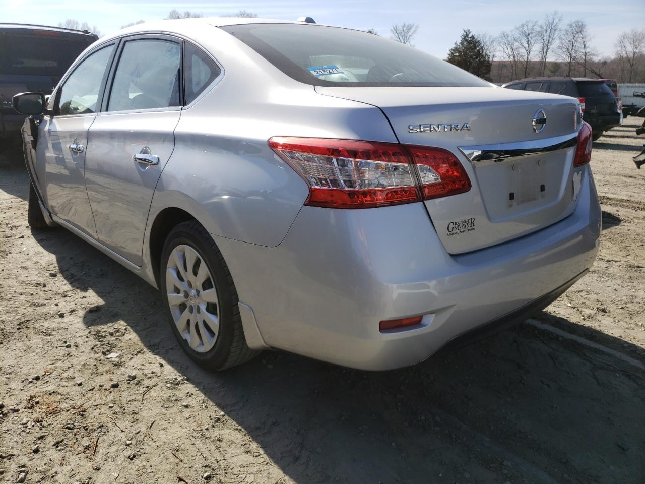 Photo 3 from auction – 2015 NISSAN SENTRA with VIN 3N1AB7AP8FL671854