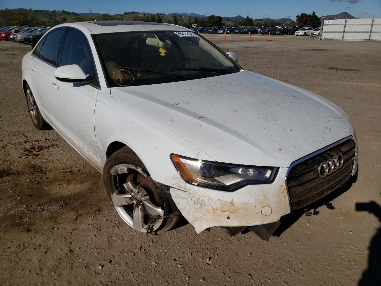 AUDI A6 PREMIUM 2012 with VIN WAUDFAFC1CN092456 - Photo from auction