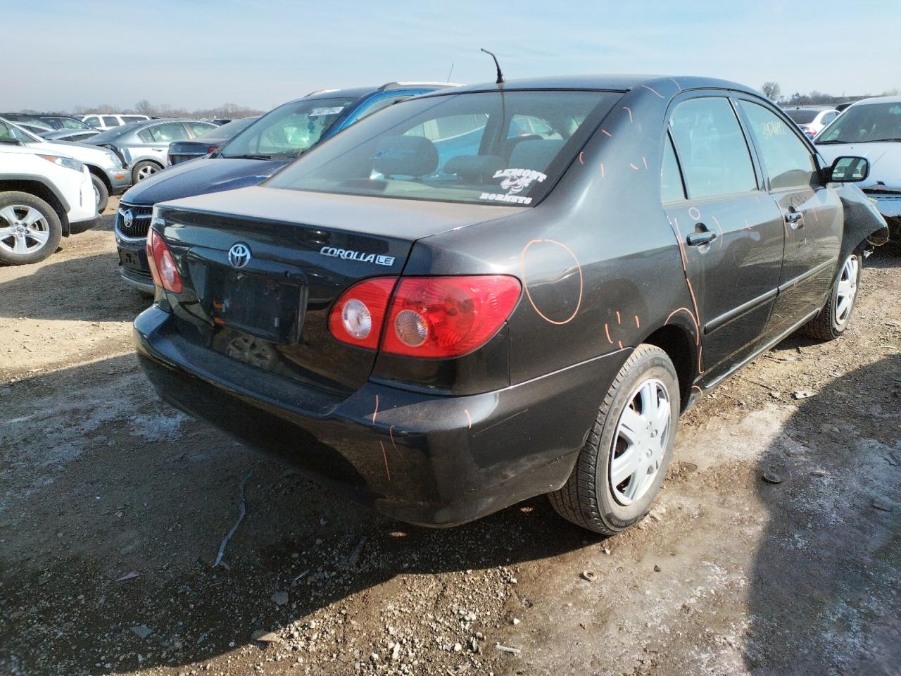Photo 4 from auction – 2008 TOYOTA COROLLA CE with VIN 1NXBR30E28Z041449