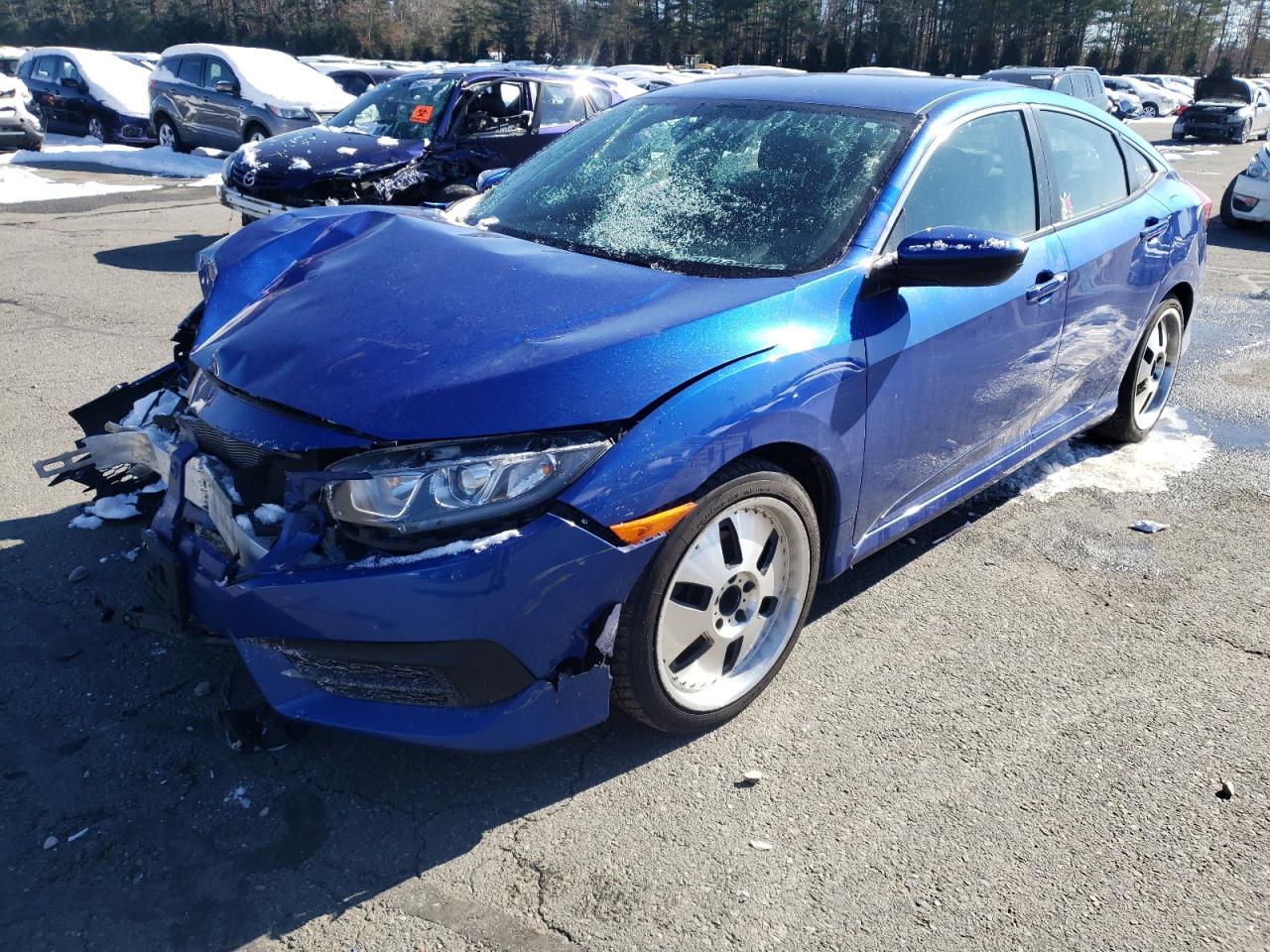 Photo 2 from auction – 2018 HONDA CIVIC LX with VIN 2HGFC2F59JH542289