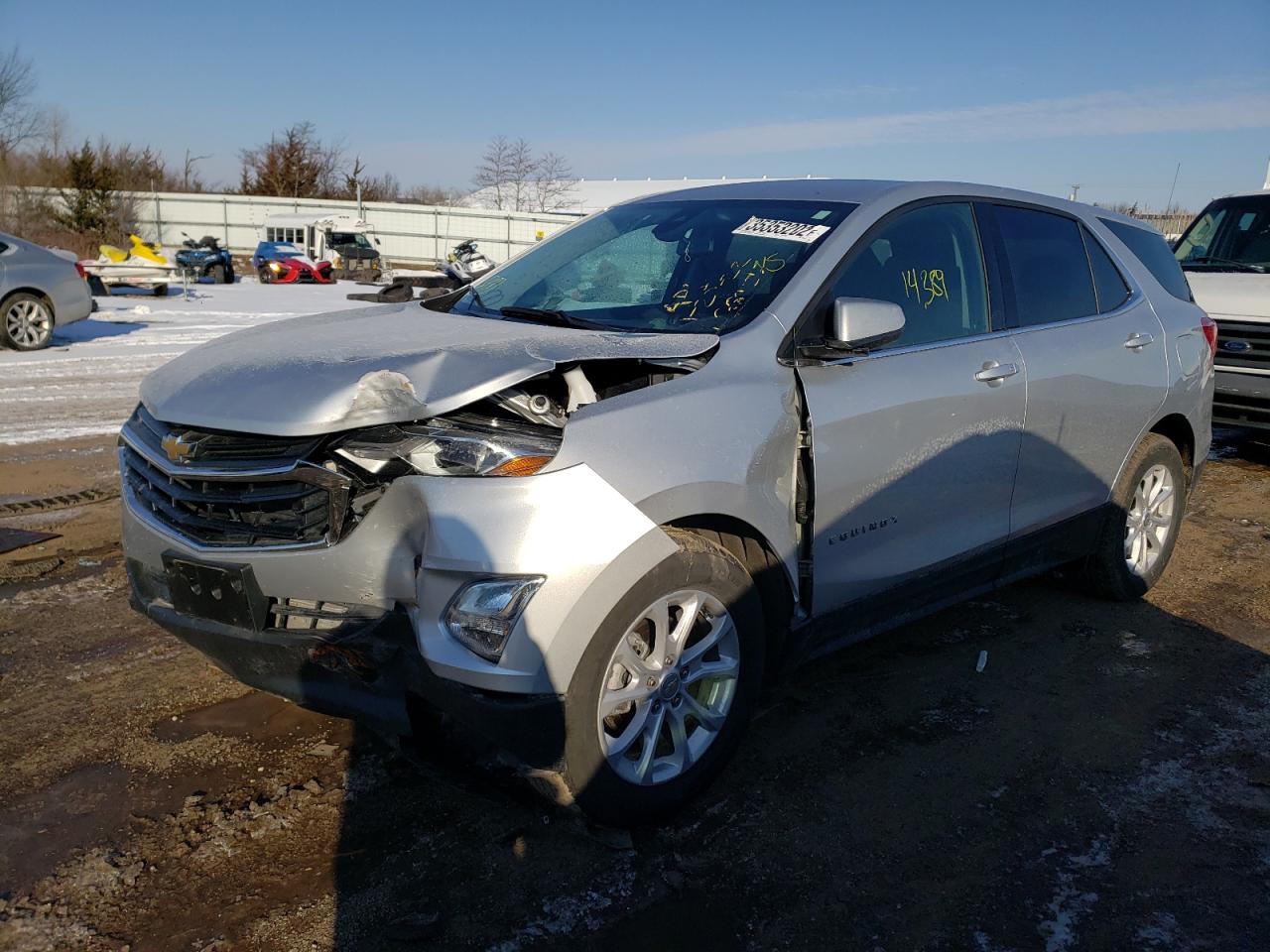 Photo 2 from auction – 2020 CHEVROLET EQUINOX LT with VIN 3GNAXKEV1LS651187