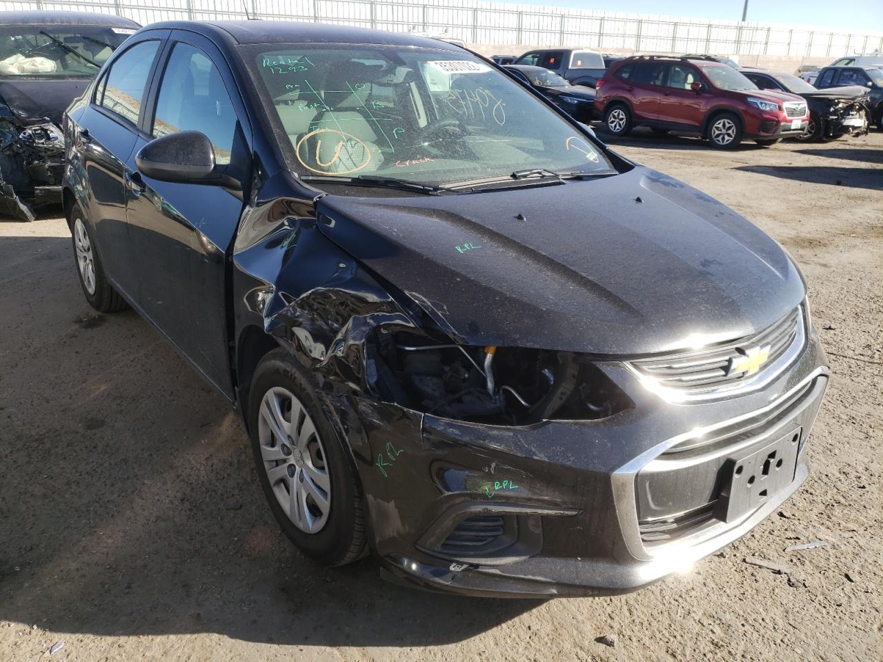 Photo 1 from auction – 2017 CHEVROLET SONIC LS with VIN 1G1JB5SH9H4141287