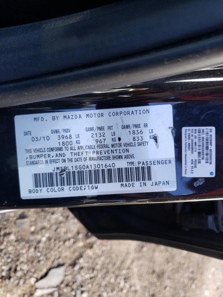 Photo 10 from auction – 2010 MAZDA 3 I with VIN JM1BL1SG0A1301640