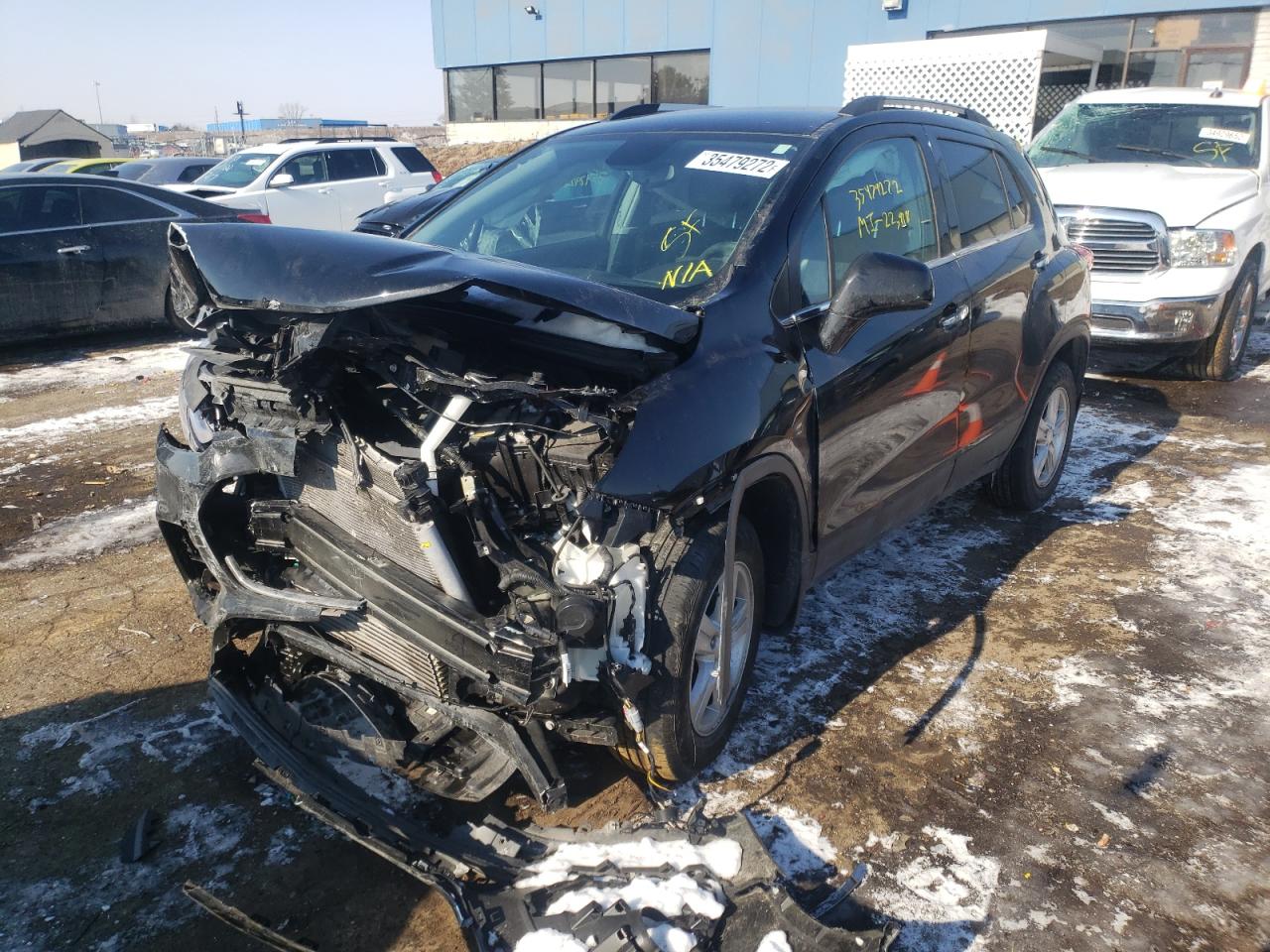 Photo 2 from auction – 2020 CHEVROLET TRAX 1LT with VIN 3GNCJPSB1LL126304