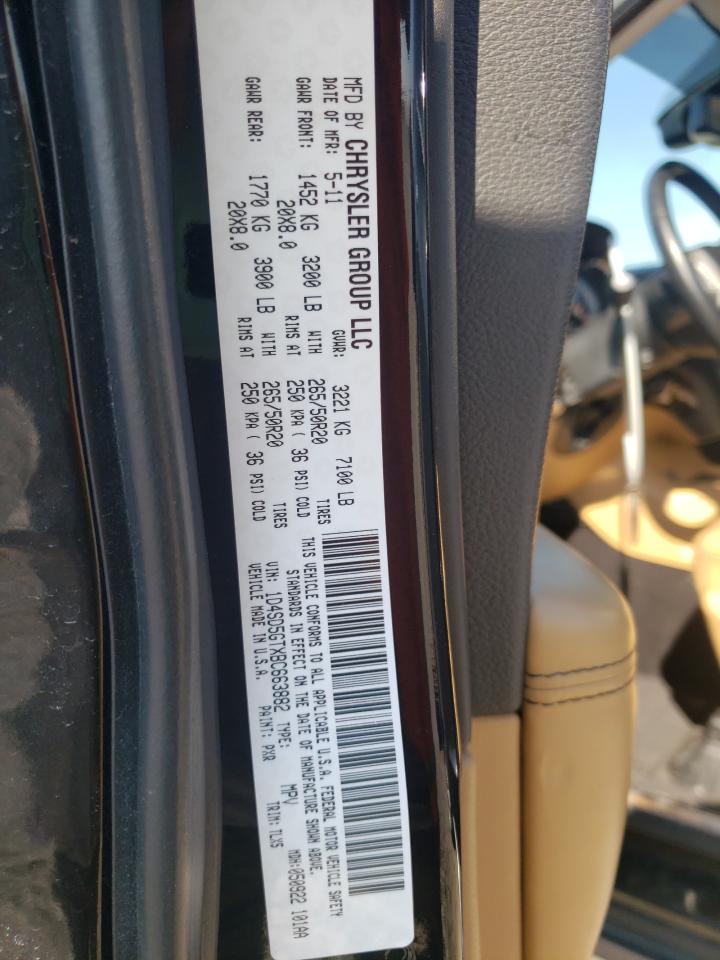 Photo 10 from auction – 2011 DODGE DURANGO CI with VIN 1D4SD5GTXBC663882