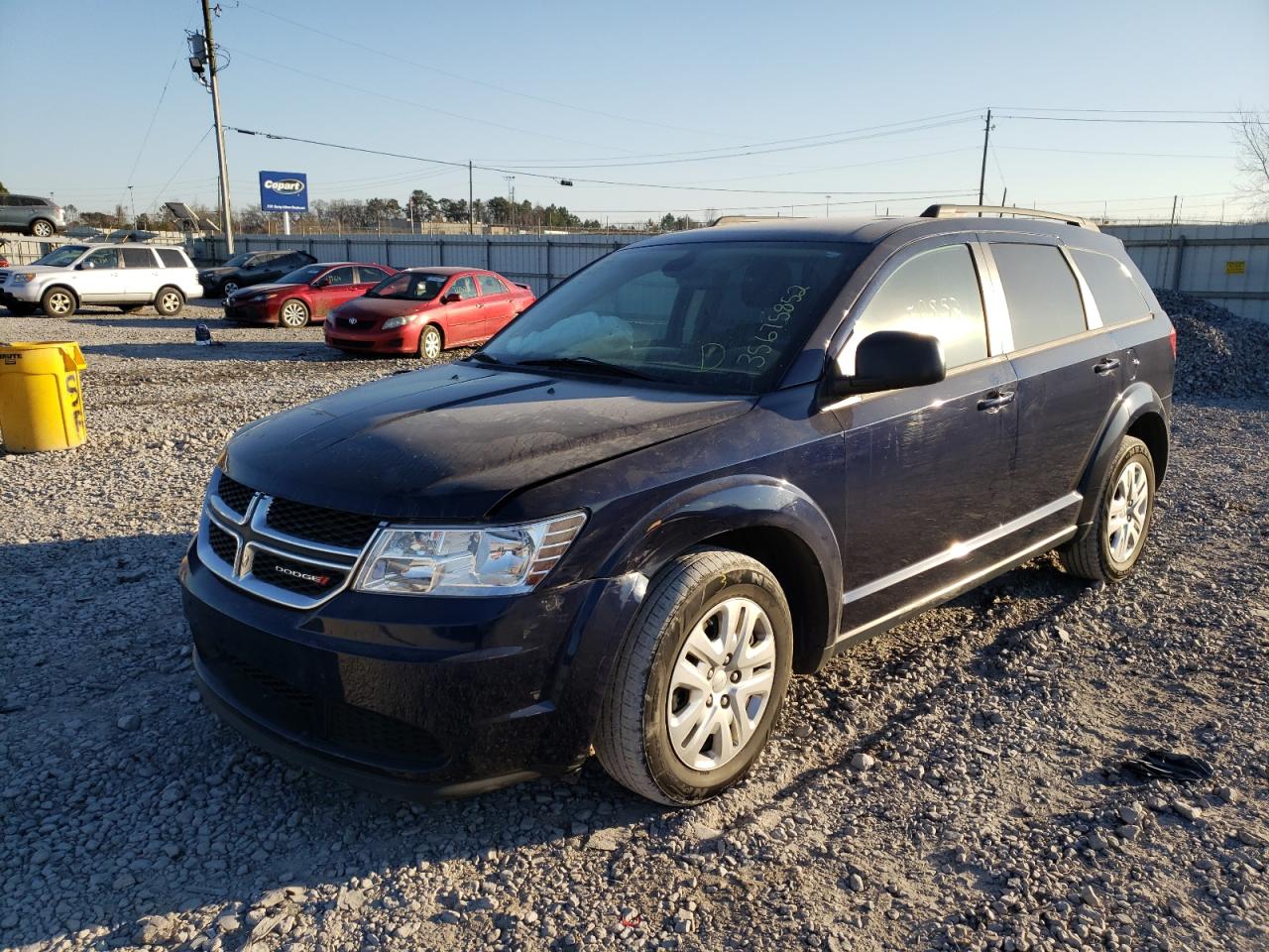 Photo 2 from auction – 2019 DODGE JOURNEY SE with VIN 3C4PDCAB6KT789507