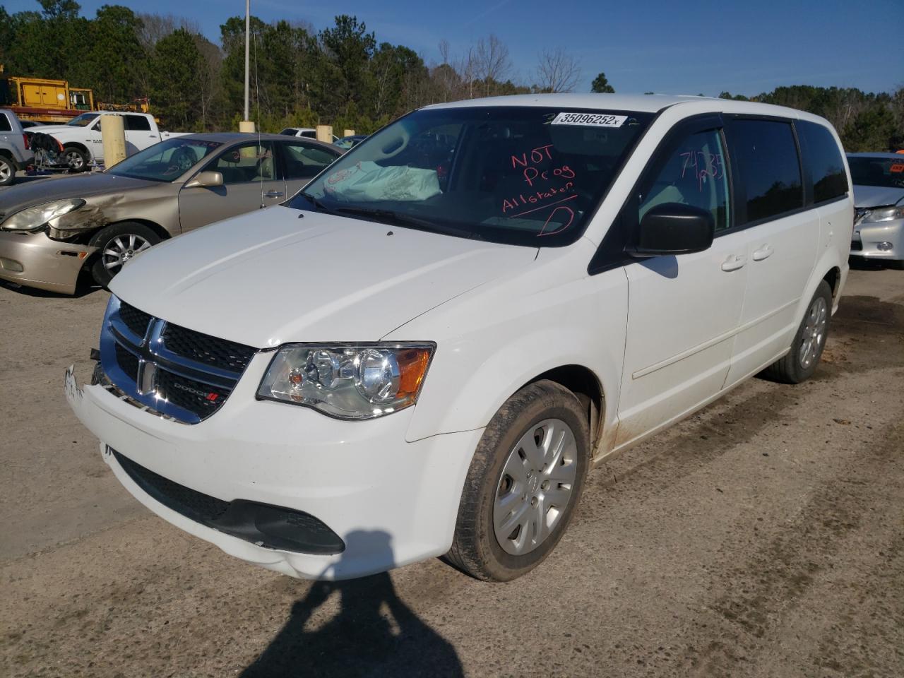 Photo 2 from auction – 2016 DODGE GRAND CARA with VIN 2C4RDGBG9GR243661