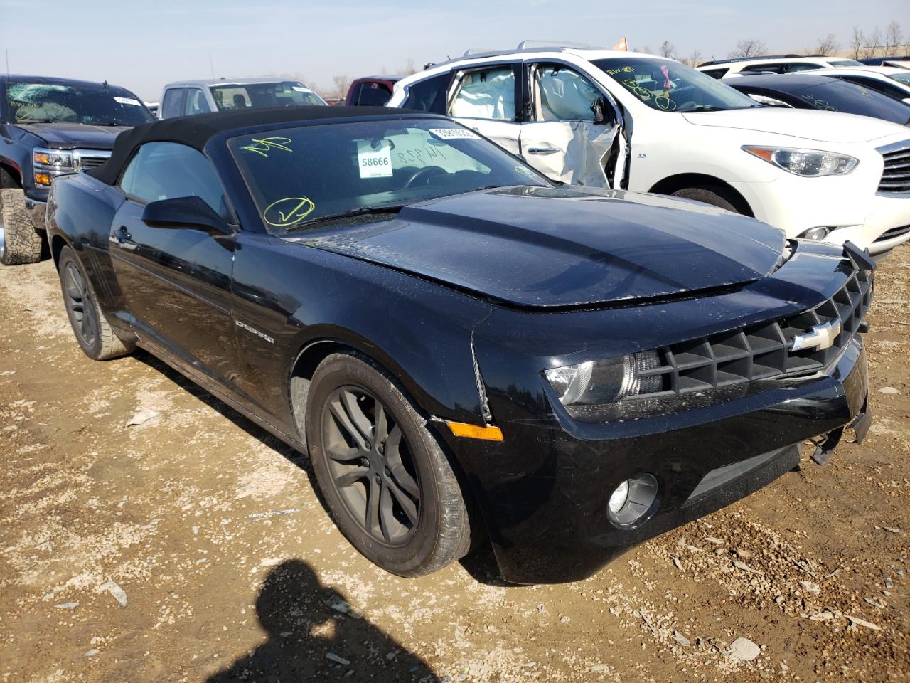 CHEVROLET CAMARO LT 2013 with VIN 2G1FB3D35D9116213 - Photo from auction