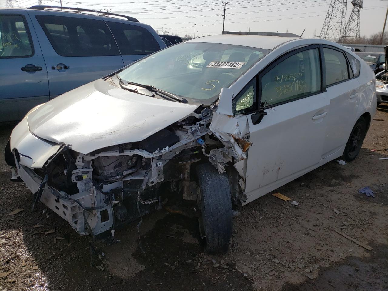 Фото 2 с аукциона – 2012 TOYOTA PRIUS с VIN JTDKN3DU5C1488028