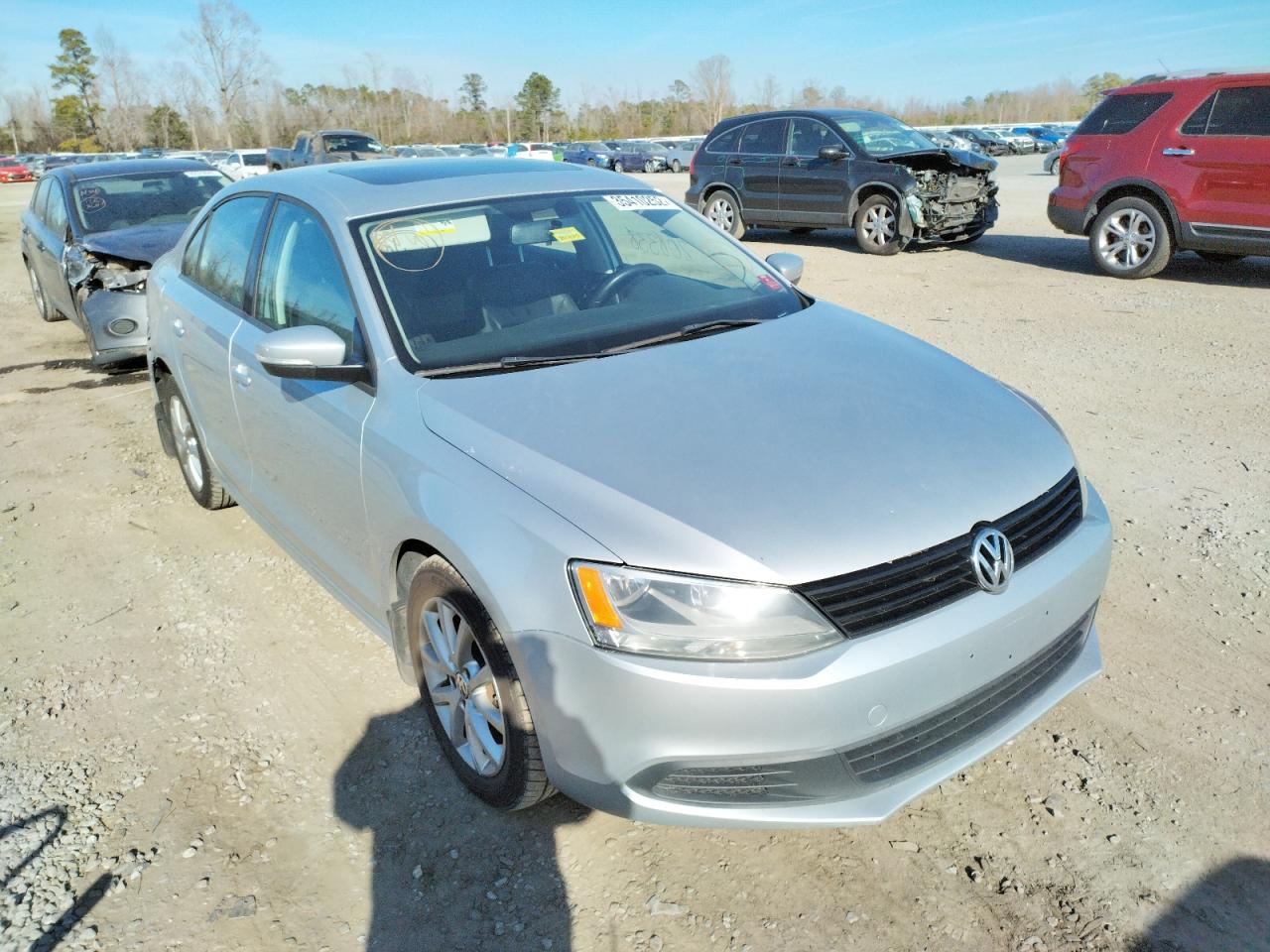 VOLKSWAGEN JETTA SE 2012 with VIN 3VWBP7AJ3CM383497 - Photo from auction