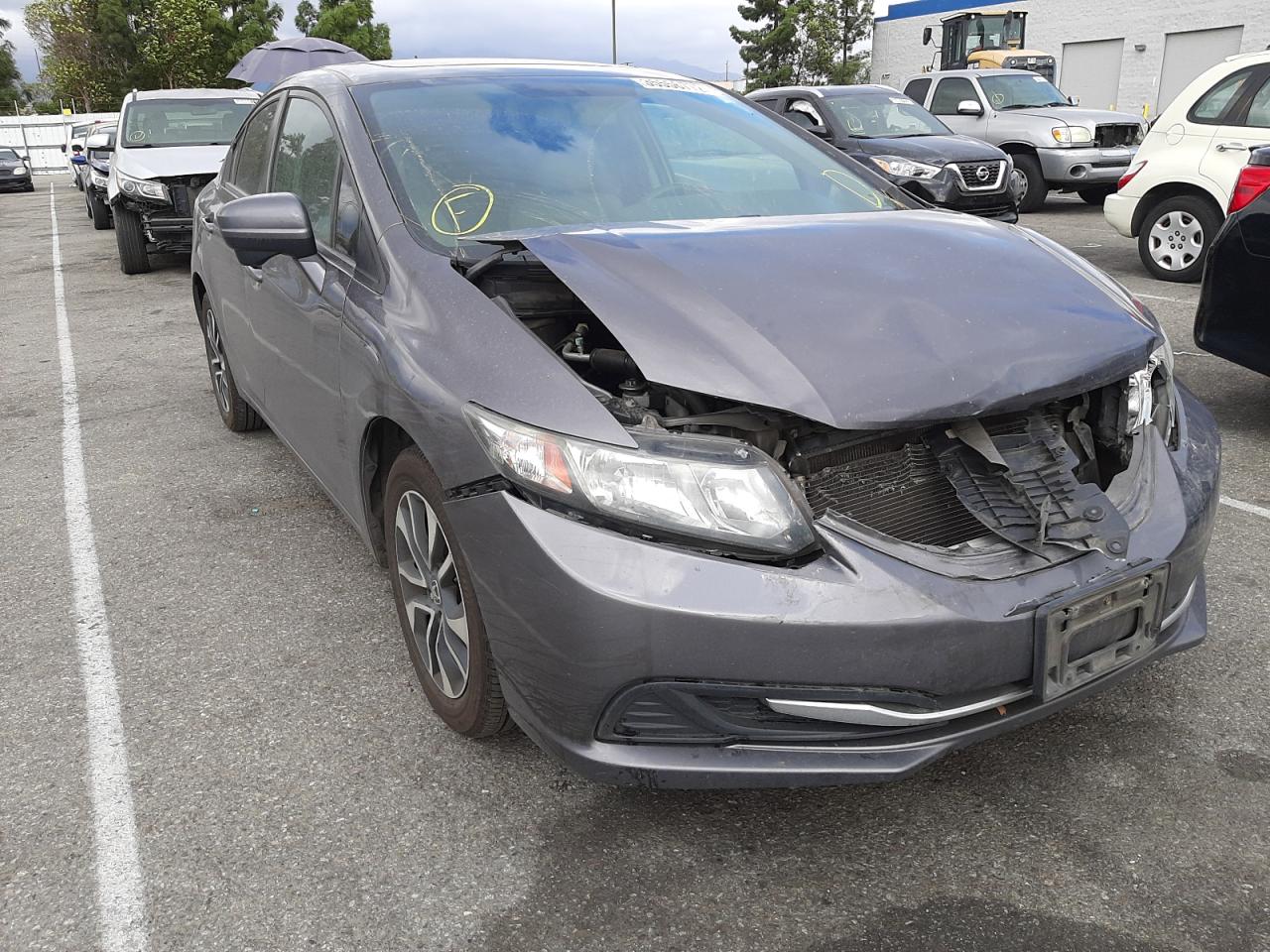 HONDA CIVIC EX 2015 with VIN 19XFB2F83FE271938 - Photo from auction