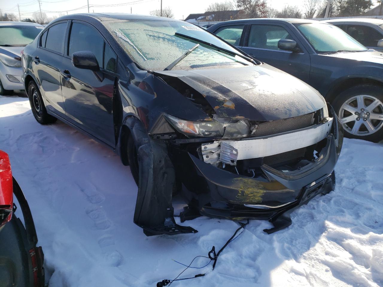 HONDA CIVIC LX 2013 with VIN 2HGFB2F5XDH002652 - Photo from auction