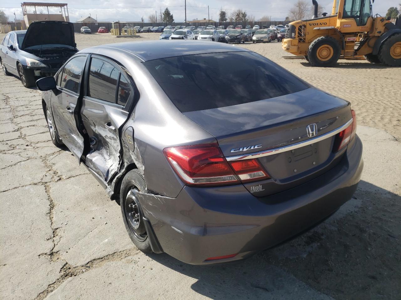 Photo 3 from auction – 2014 HONDA CIVIC LX with VIN 19XFB2F50EE257399