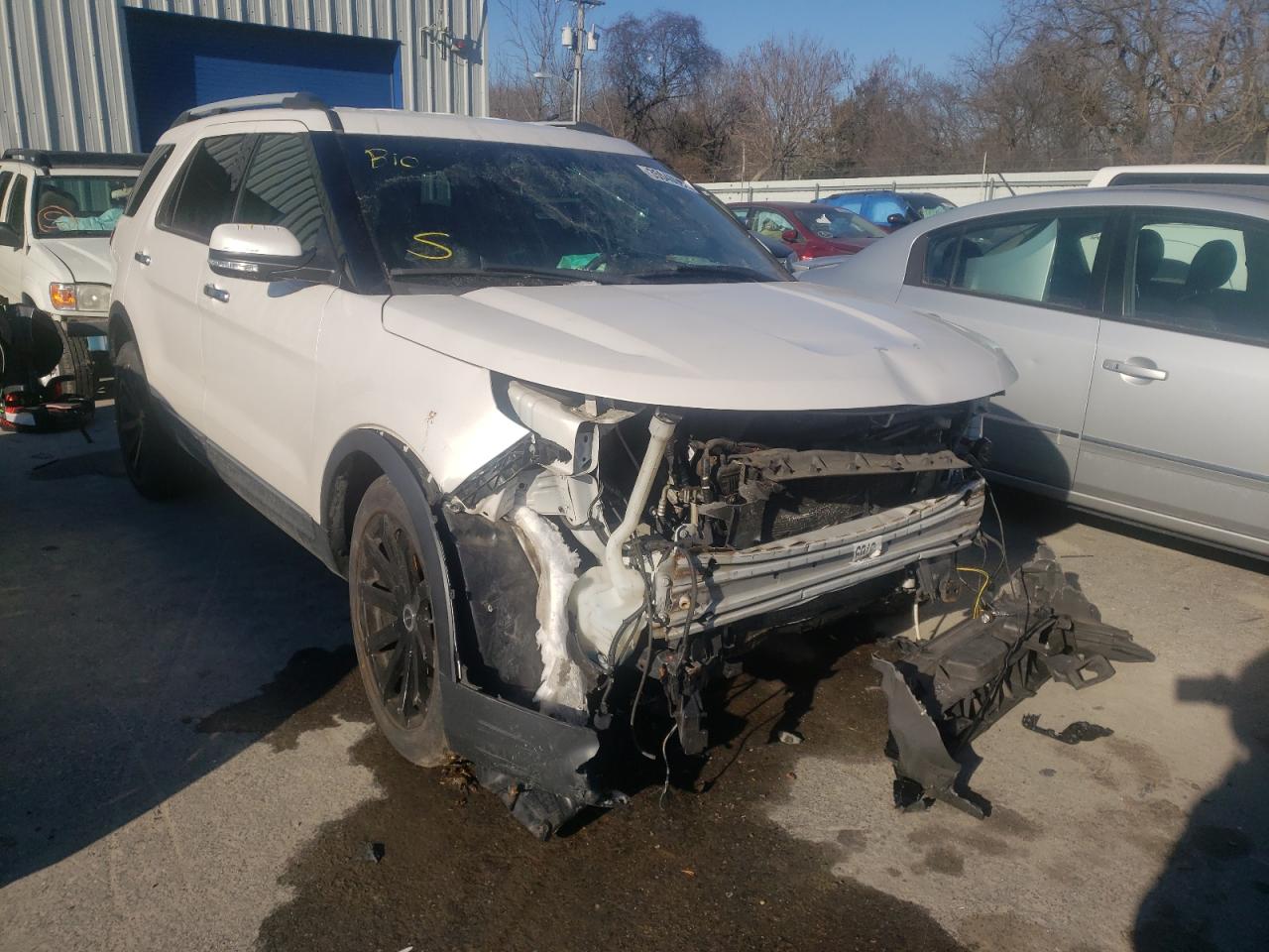 FORD EXPLORER L 2015 with VIN 1FM5K7F88FGA10129 - Photo from auction