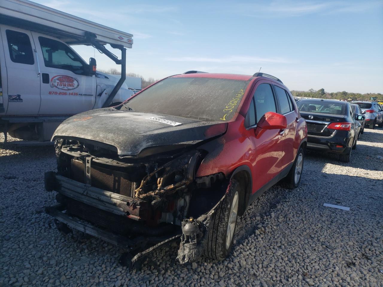 Photo 2 from auction – 2015 CHEVROLET TRAX LTZ with VIN 3GNCJTSB1FL202133