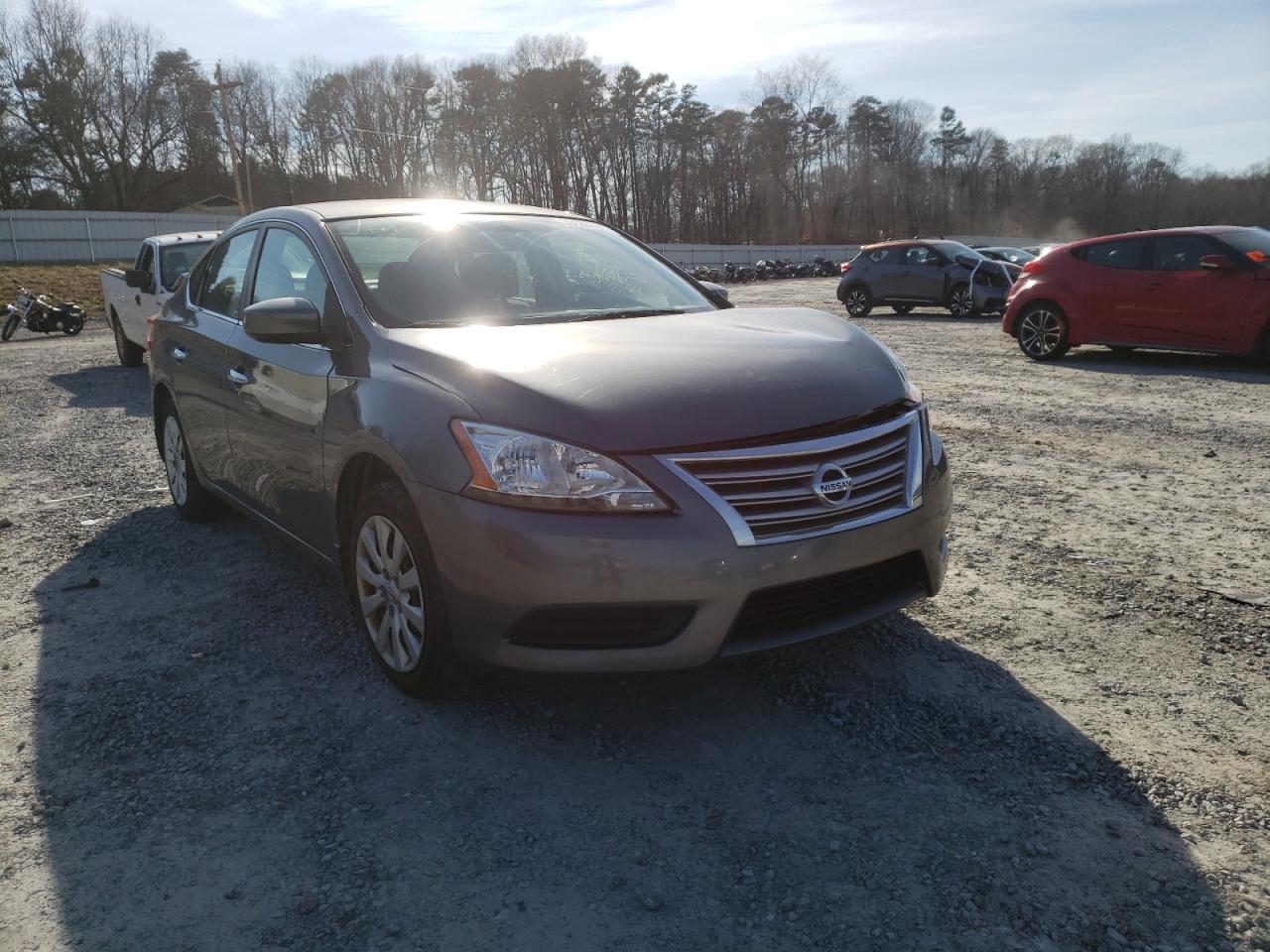 NISSAN SENTRA S 2015 with VIN 3N1AB7AP1FY341041 - Photo from auction