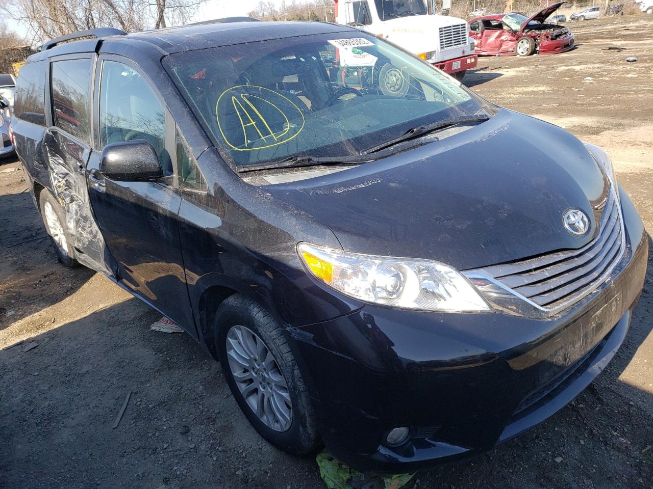TOYOTA SIENNA XLE 2015 with VIN 5TDYK3DC8FS628607 - Photo from auction