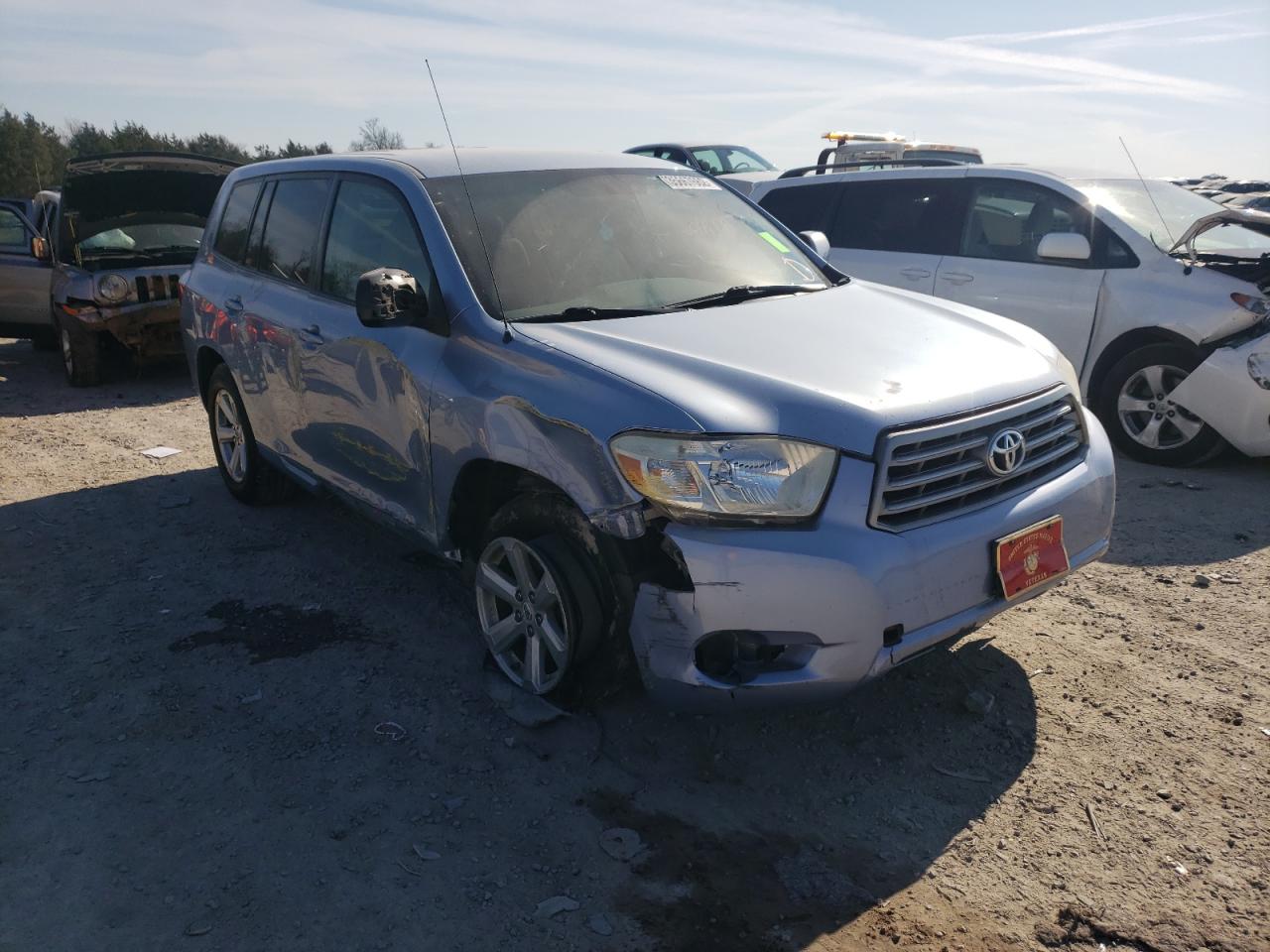 TOYOTA HIGHLANDER 2008 with VIN JTEES41AX82068655 - Photo from auction