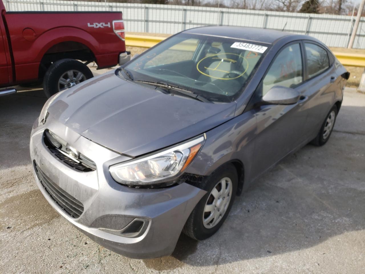 Photo 2 from auction – 2016 HYUNDAI ACCENT SE with VIN KMHCT4AE0GU947284