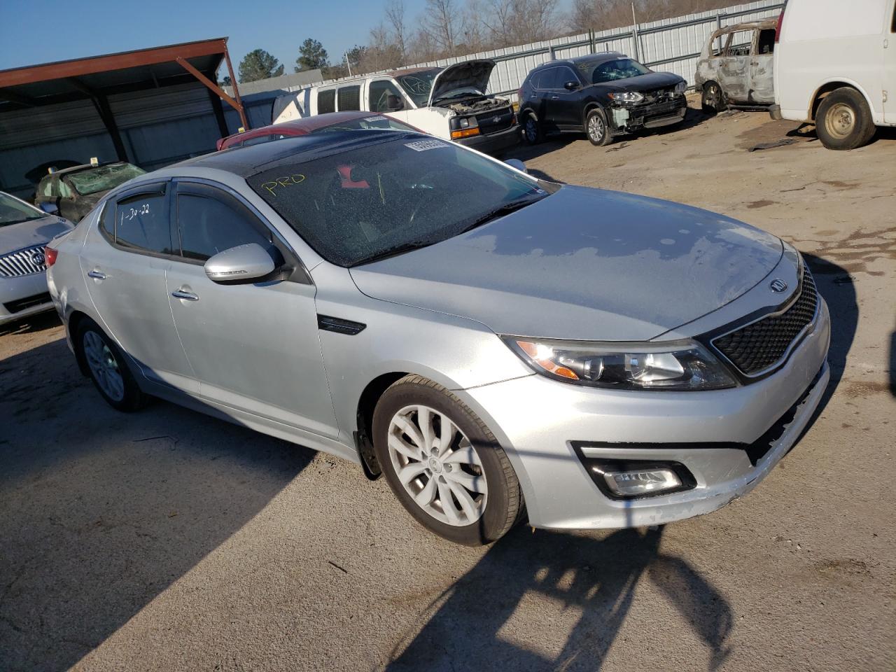 KIA OPTIMA EX 2015 with VIN 5XXGN4A78FG428215 - Photo from auction