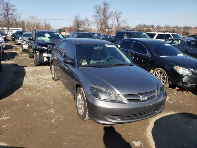 Photo 1 from auction – 2004 HONDA CIVIC LX with VIN 2HGES16574H628214