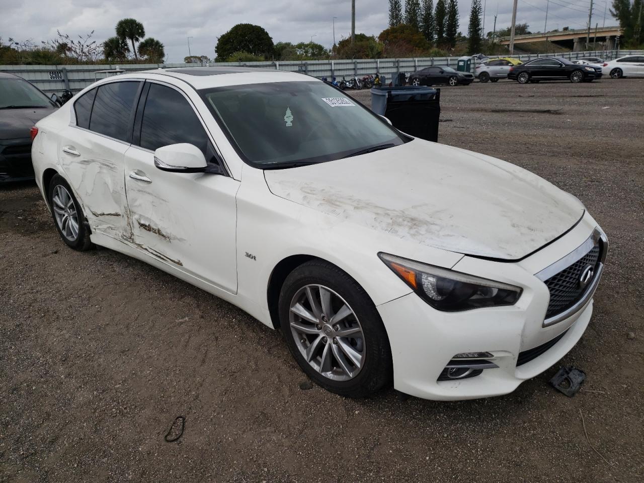 INFINITI Q50 PREMIU 2017 with VIN JN1EV7AP9HM739435 - Photo from auction
