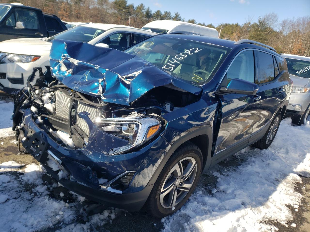 Photo 2 from auction – 2021 GMC TERRAIN SL with VIN 3GKALVEV2ML381375