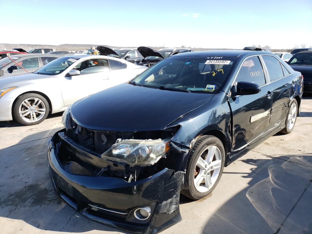 Photo 2 from auction – 2012 TOYOTA CAMRY BASE with VIN 4T1BF1FK6CU095954