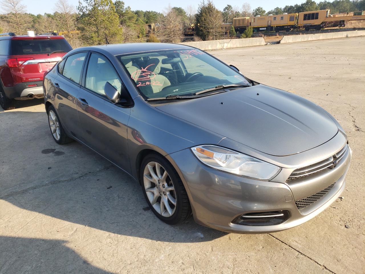 DODGE DART SXT 2013 with VIN 1C3CDFBA5DD106456 - Photo from auction