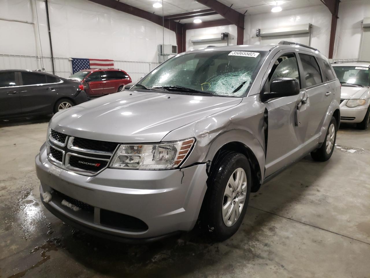 Photo 2 from auction – 2017 DODGE JOURNEY SE with VIN 3C4PDCABXHT581428