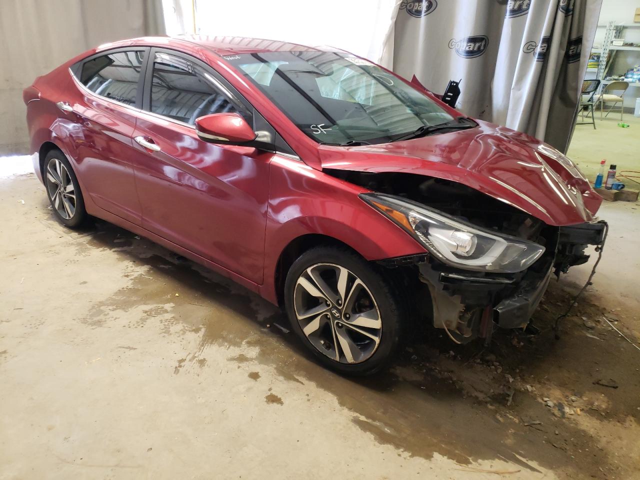 HYUNDAI ELANTRA SE 2016 with VIN 5NPDH4AE5GH656204 - Photo from auction