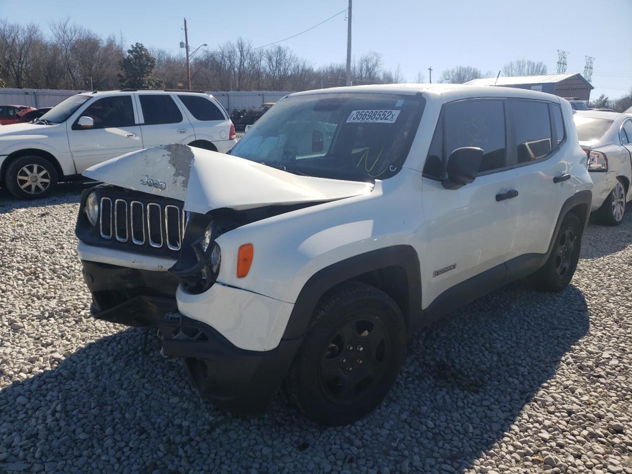 Photo 2 from auction – 2017 JEEP RENEGADE S with VIN ZACCJAAB6HPF84829