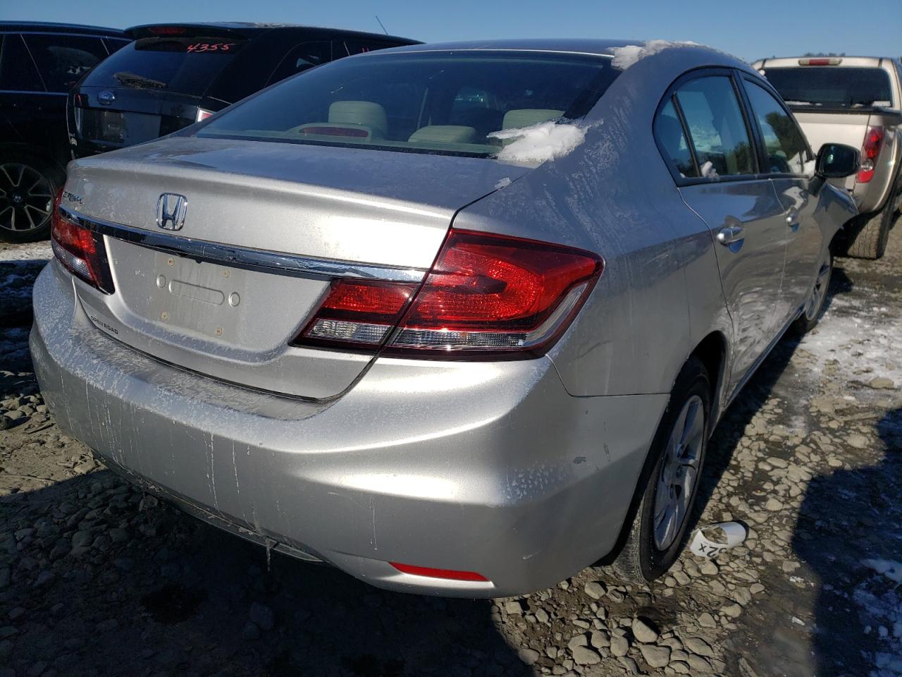 Photo 4 from auction – 2013 HONDA CIVIC LX with VIN 19XFB2F56DE209789