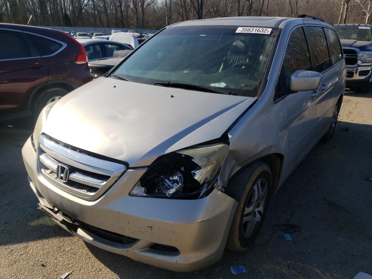 Photo 2 from auction – 2007 HONDA ODYSSEY EX with VIN 5FNRL38717B414188