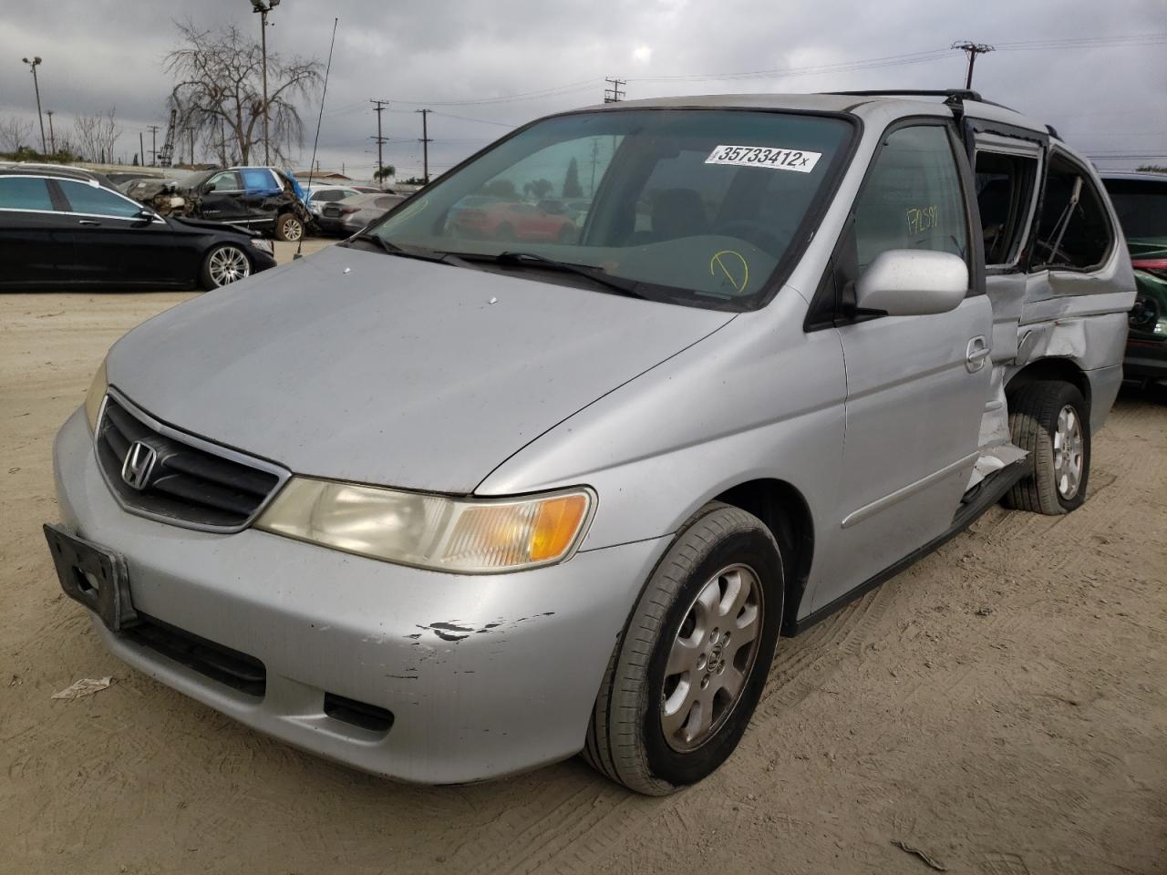 Photo 2 from auction – 2002 HONDA ODYSSEY EX with VIN 2HKRL18622H542929