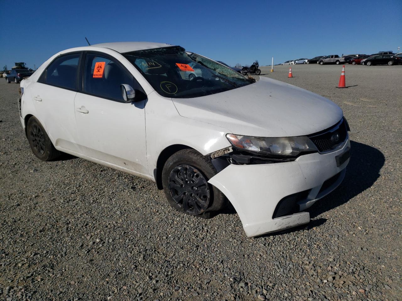KIA FORTE EX 2010 with VIN KNAFU4A20A5149340 - Photo from auction