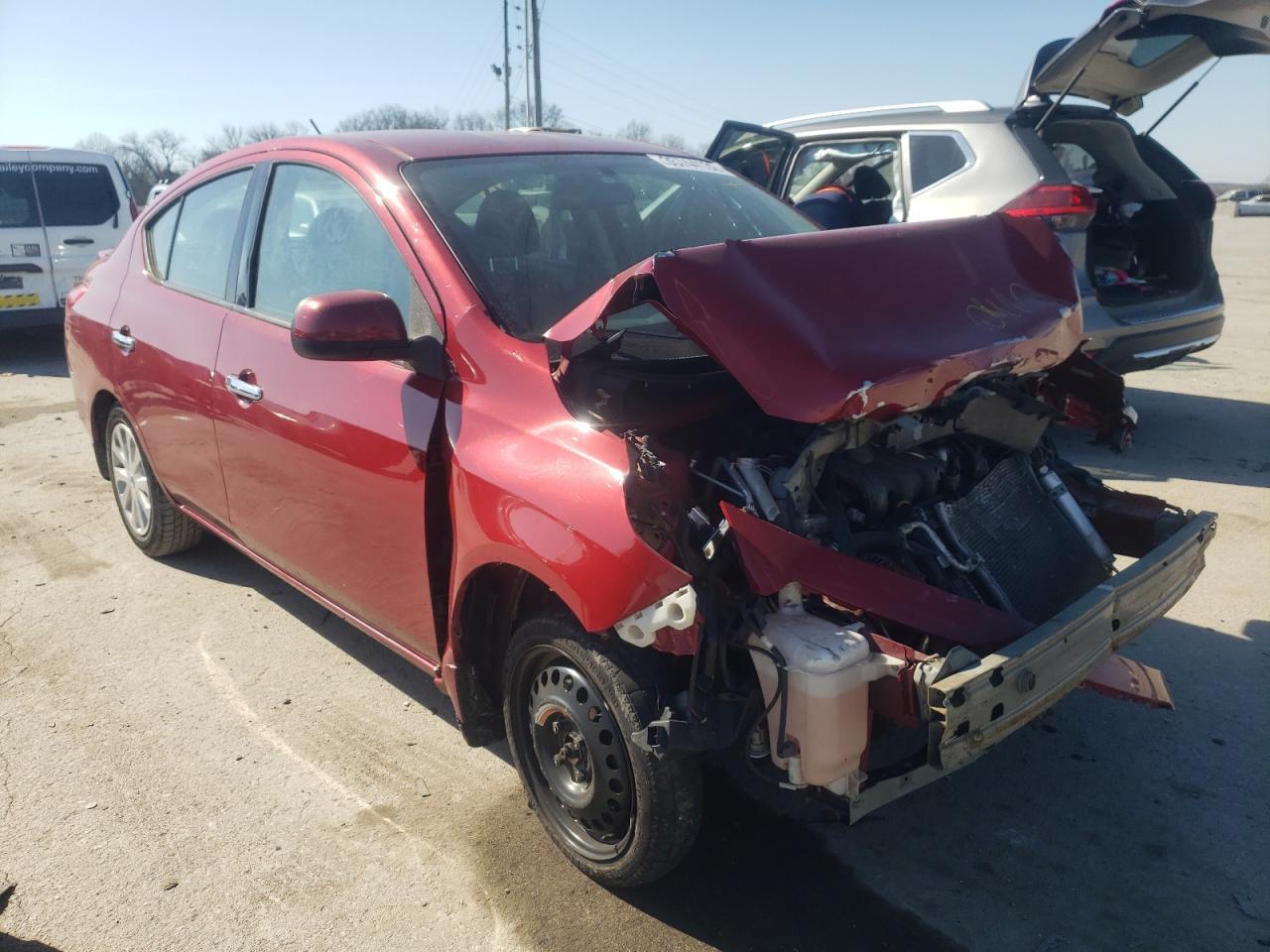 NISSAN VERSA S 2014 with VIN 3N1CN7AP1EK456871 - Photo from auction