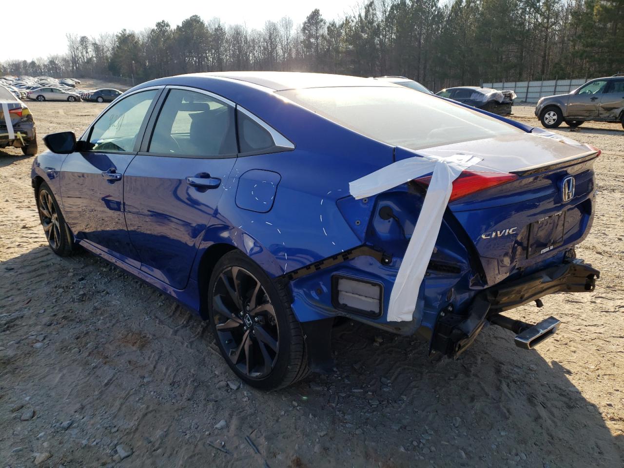 Photo 3 from auction – 2020 HONDA CIVIC with VIN 2HGFC2F8XLH549202