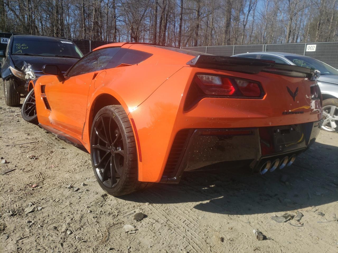Photo 3 from auction – 2019 CHEVROLET CORVETTE G with VIN 1G1YV2D73K5110658