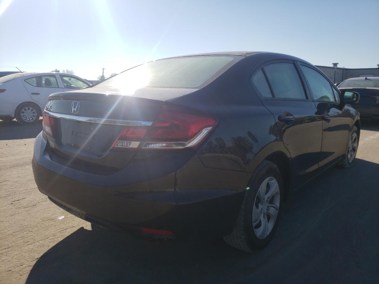 Photo 4 from auction – 2014 HONDA CIVIC LX with VIN 19XFB2F57EE256704