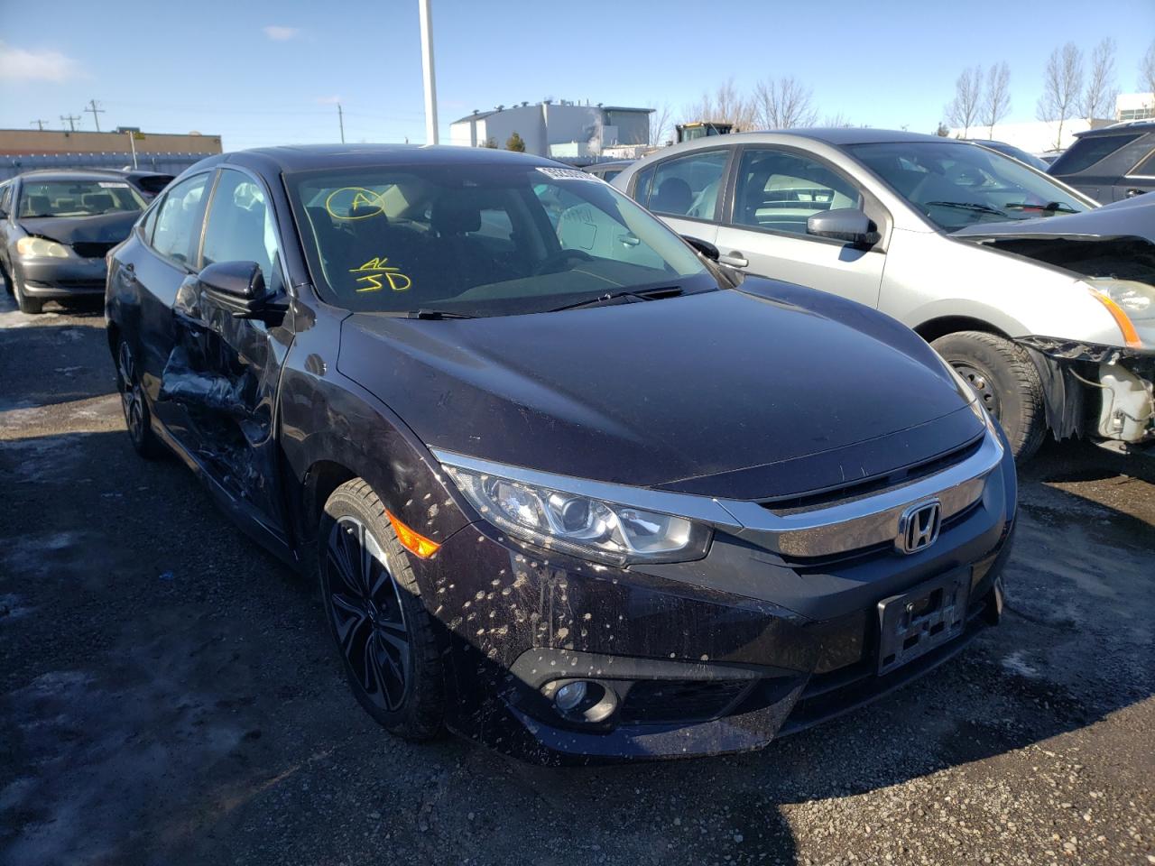 HONDA CIVIC EX 2016 with VIN 2HGFC1F43GH103230 - Photo from auction