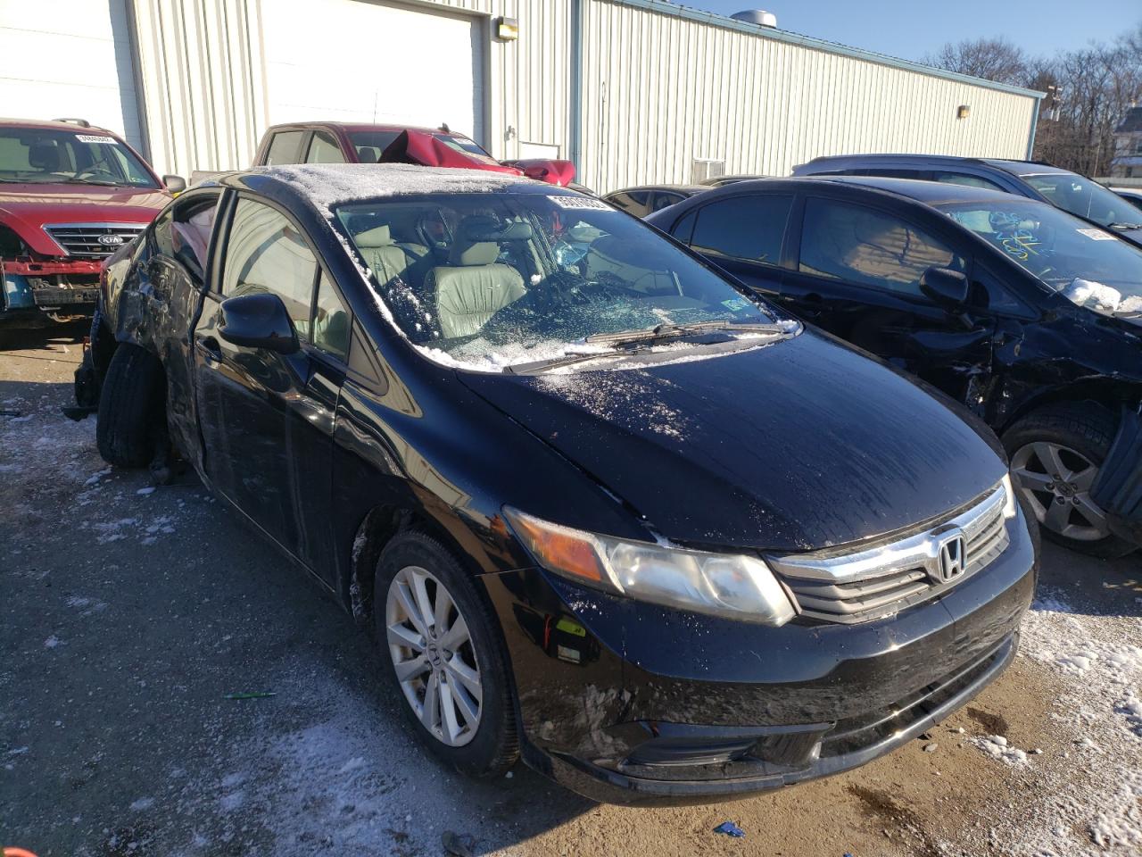 HONDA CIVIC EXL 2012 with VIN 19XFB2F93CE347968 - Photo from auction