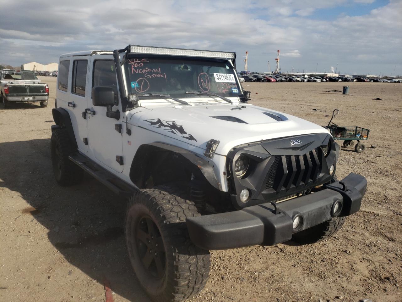 JEEP WRANGLER U 2015 with VIN 1C4BJWEG2FL623237 - Photo from auction
