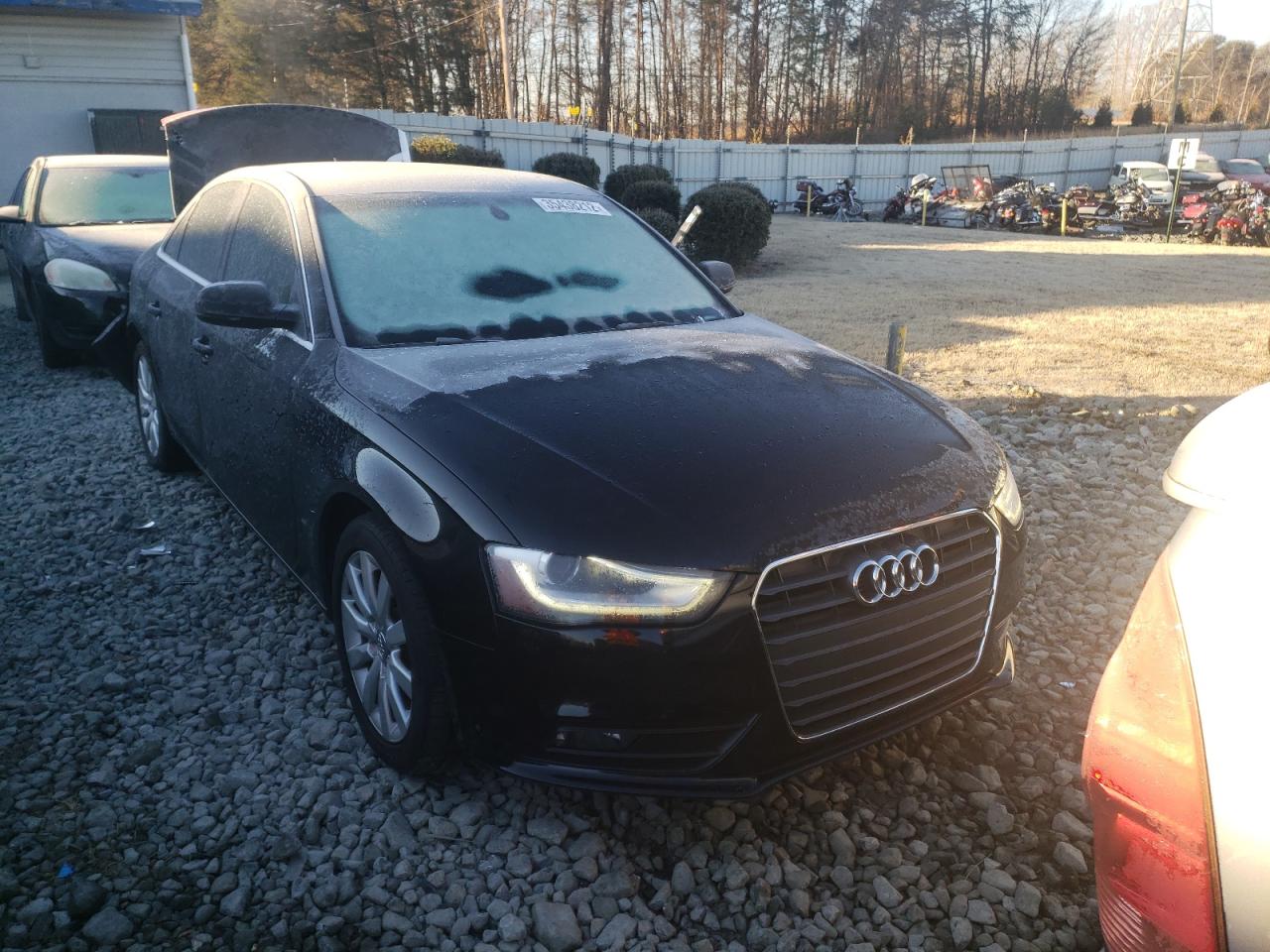AUDI A4 PREMIUM 2013 with VIN WAUAFAFL3DN017858 - Photo from auction