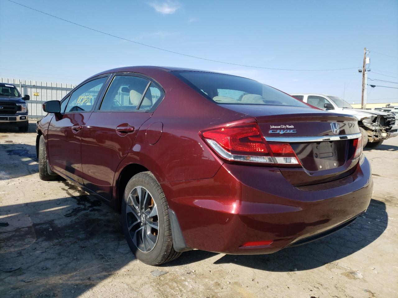 Photo 3 from auction – 2014 HONDA CIVIC EX with VIN 19XFB2F80EE041157