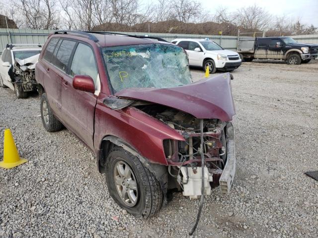 TOYOTA HIGHLANDER 2005 with VIN JTEGP21A350084380 - Photo from auction